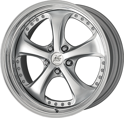 Work VS-KF (Matte Chrome) 5mm - 7mm Rims [Overdose] OD1185b OD1183b VS ...