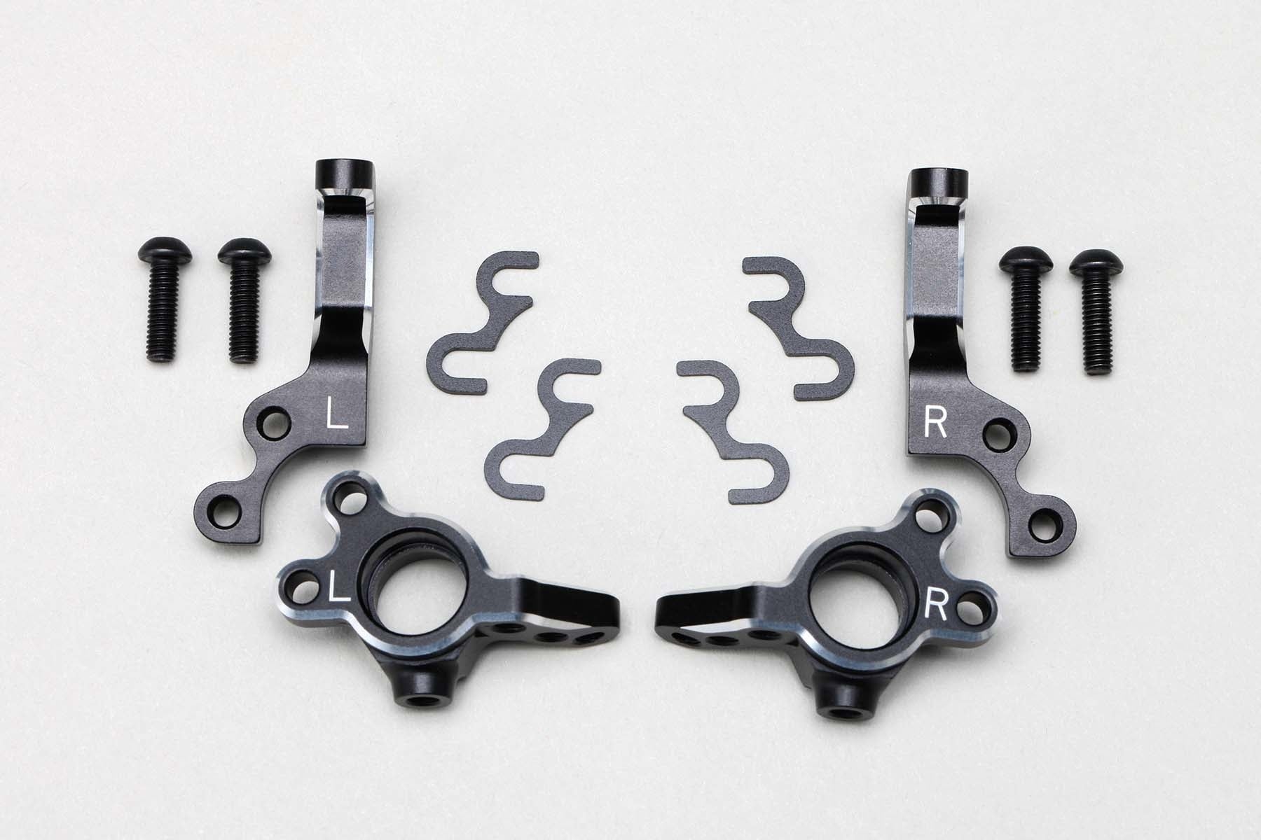 LTS SD1.0 LOAD TRANSFER HIGH Aluminum Lightweight Front Steering Block  (Variable Kingpin Angle) Knuckles YD2 YD-2 [Yokomo] Y2-415SALL