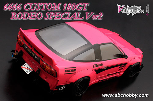 180GT Rodeo Special Ver.2 6666 Custom Clear Body Set 180SX w 