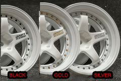 【洋書】MOTORRACING DS PAST AND PRESENT DRIFT ELEMENT Adjustable Offset (White) Rims [DS Racing] DE