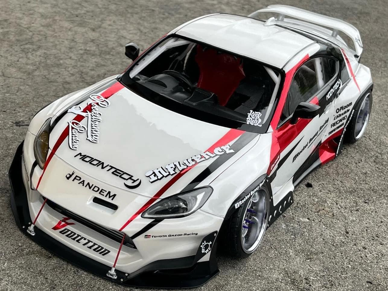 Gr86 Rc TOYOTA GR86 GR PANDEM Widebody LIGHT WEIGHT 1-10 REAL GRADE BODY [Addi ...