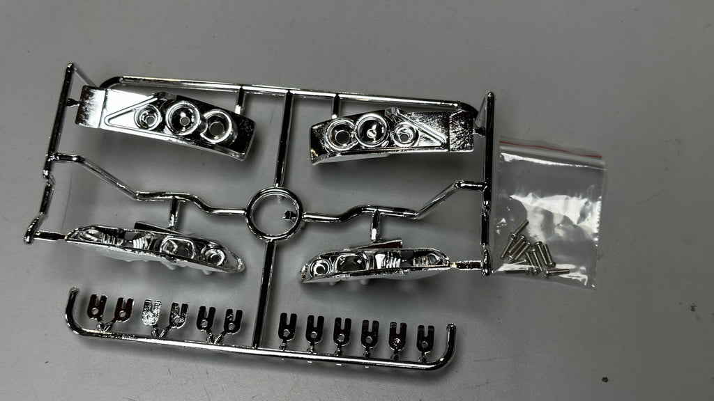 Nissan S15 Silvia Light Buckets LED Holders (chrome finish) [K