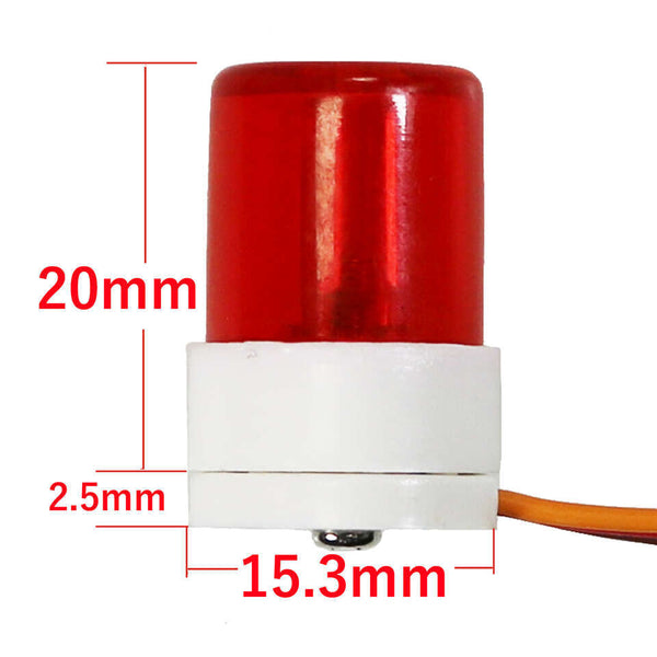 RED Patrol Police Roof Light (Rotating Flashing) V3 ROUND [Eagle] LED ...