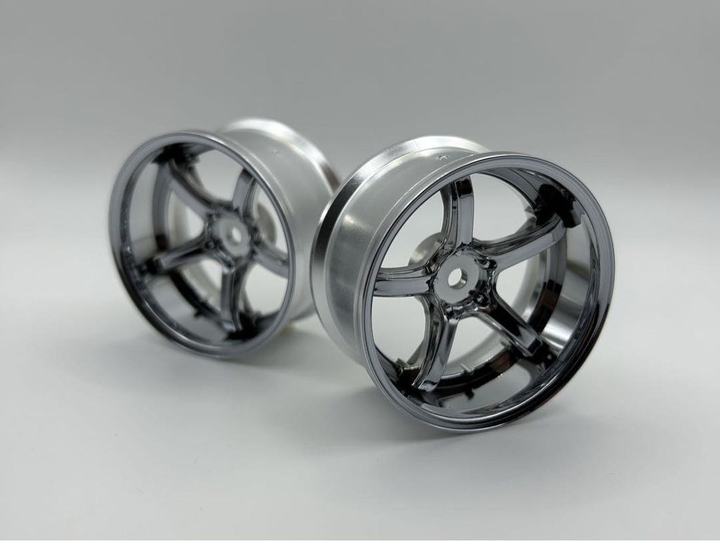Work EMOTION T5R 2P T5R2P CONCAVE TYPE CHROME RIMS 6mm 8mm