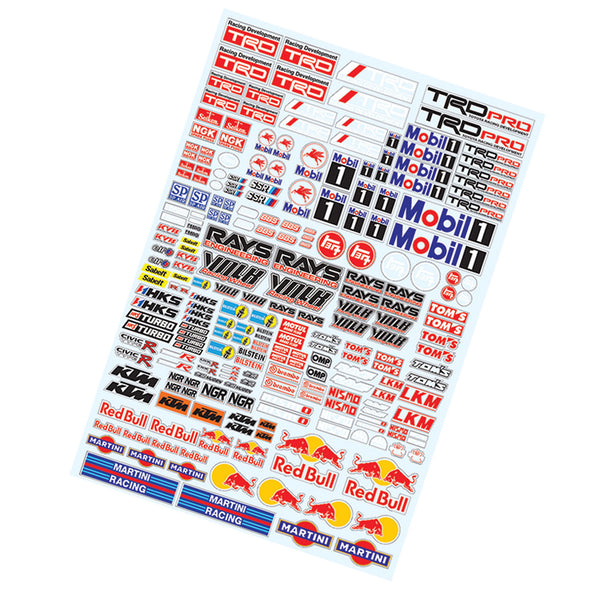 1-10 SLAPS: MOBIL VOLK MARTINI DECAL SHEET DRIFT STICKERS [TEAM-C] MOB ...