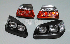 Toyota Chaser Head - Tail Light Assemblies w- HALO SET (2010