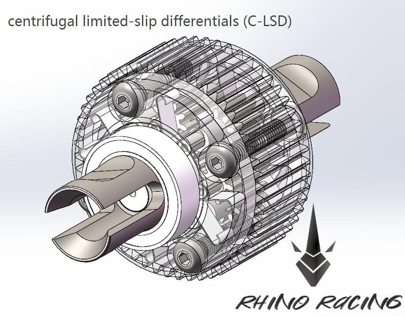 YD2 - RDX - MD1.0 ALUMINUM C-LSD (Centrifugal) CLSD Differential 