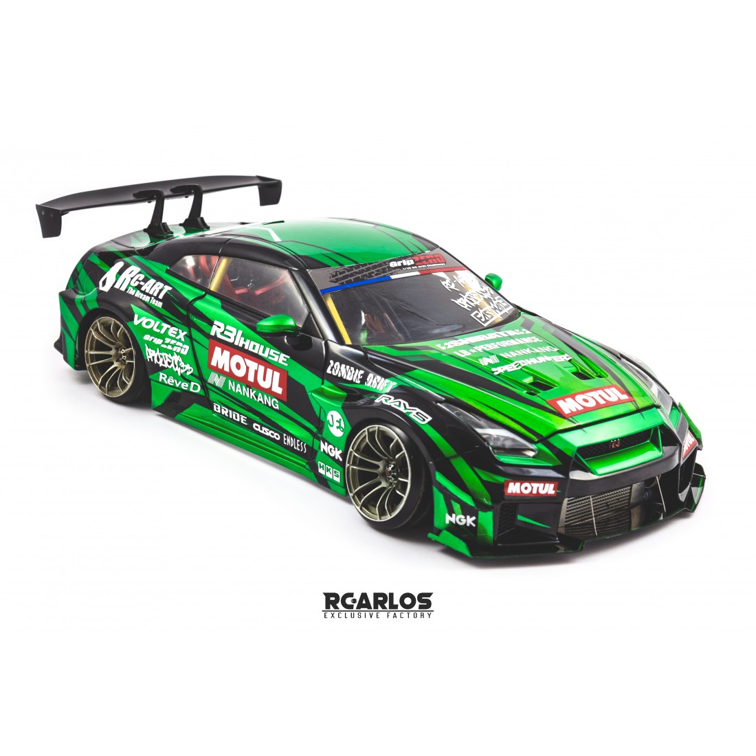 Nissan GTR R35 Silhouette Works Liberty Walk RR 1-10 Drift Body Shell ...