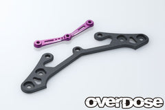 overdose TC バンパー (For OD/レッド) メーカー在庫無し TC Bumper (For OD-PURPLE) FRONT CARBON PURPLE [Overdose