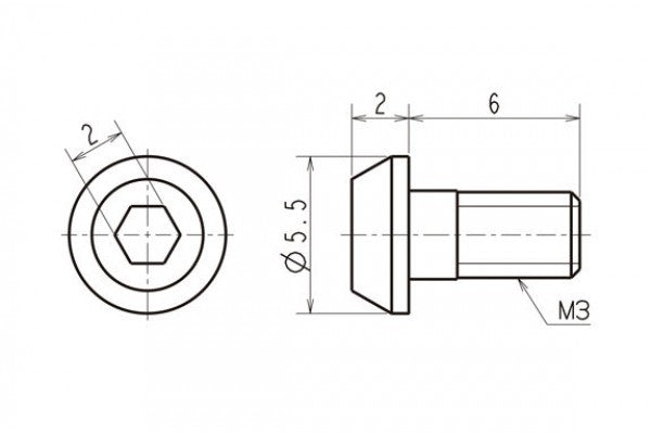Rêve D SPM Titanium Spur Gear Screw Rêve D SPM Titanium Spur Gear Screw