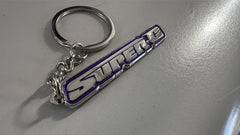 【BLACKPURPLE】24FW★ Coloring Charm Keyring Black & Purple Glitter keychain – Dionne's Jewelry Avenue