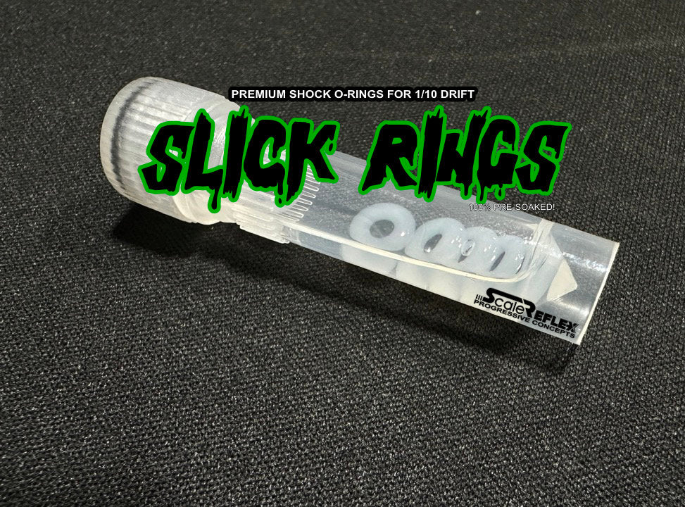 SLICK RINGS - PRESOAKED PREMIUM SHOCK O-RINGS (8-PACK
