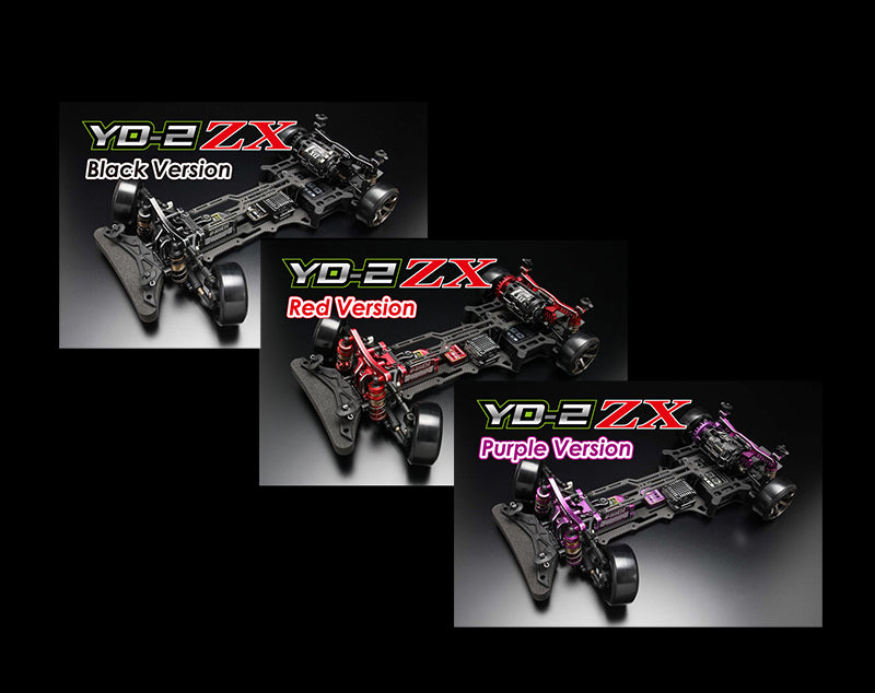 YD-2ZX RWD 1-10 PREMIUM RC Drift Car [Yokomo] BLACK RED PURPLE DP 